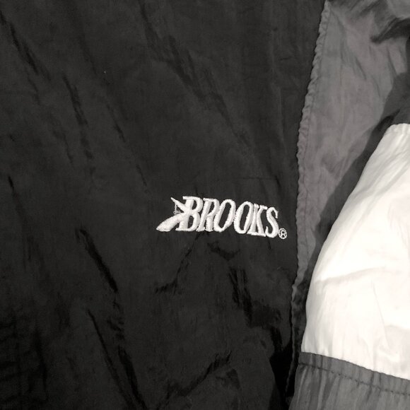 Brooks Retro Y2K Windbreaker Jacket - Picture 3 of 4